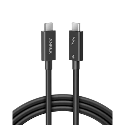 Afbeelding van Anker Thunderbolt 4 kabel van 2 m, USB C naar C, 100 W oplaadvermogen, ondersteunt 8K beeld en 40 Gbps gegevensoverdracht, voor iPhone 15, MacBook, iPad, Samsung Galaxy S23 meer