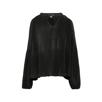 Afbeelding van QS Blouse, Dames, Maat: 32, Schwarz