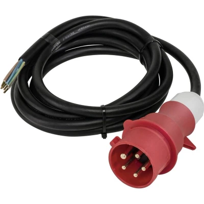 Afbeelding van as Schwabe 70977 CEE Zware Rubberen Aansluitkabel, IP44, 400V/16A, 3 meter Kabellengte, Zwart