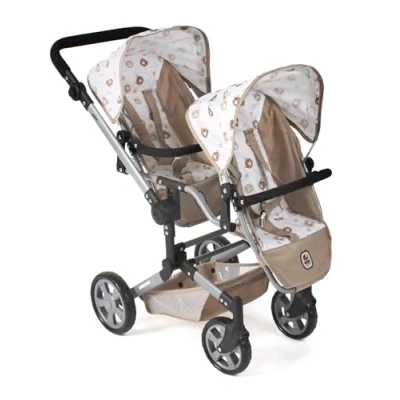 Afbeelding van BAYER CHIC 2000 Linus Duo poppenwagen, beige