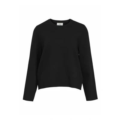 Afbeelding van Object Objreynard O NECK Pullover Trui, Dames, Maat: Small, Black