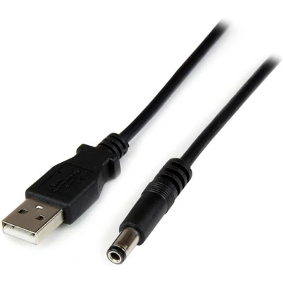 Afbeelding van StarTech 1m USB naar 5V DC Plug Type N (5,5 x 2,5mm) Voedingskabel