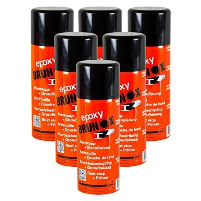 Afbeelding van Brunox 6X epoxy roestomvormer roestbescherming roeststop primer 400 ml