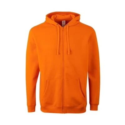Afbeelding van Mukua SF270U Sweatshirt met ritssluiting en capuchon, uniseks, oranje, maat M, Oranje., M