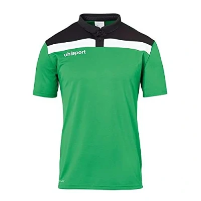 Afbeelding van Uhlsport Offense 23 Polo Heren Groen / Zwart Wit Maat: 4XL