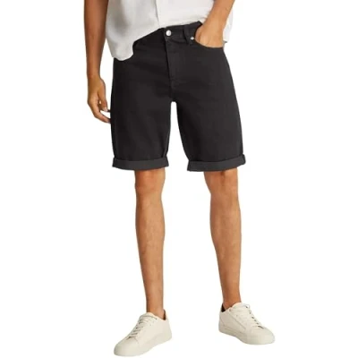 Afbeelding van CK JEANS Heren SLIM SHORT J30J327514, Denim (Denim Zwart), 33W, 33W