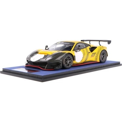 Afbeelding van het 1:18 Diecast model van De Ferrari 488 GT Modificata Club Competizione 2020. fabrikant schaalmodel is Looksmart. Dit alleen online verkrijgbaar