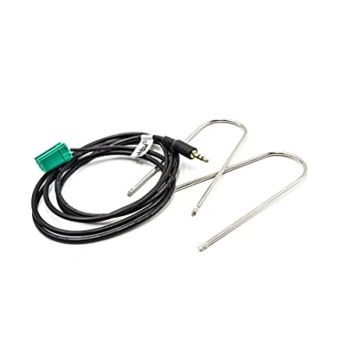 Afbeelding van vhbw Aux adapterkabel voor autoradio, compatibel met auto, voertuig Renault Clio, Espace, Kangoo, Laguna, Traffic, Twingo Carminat radio