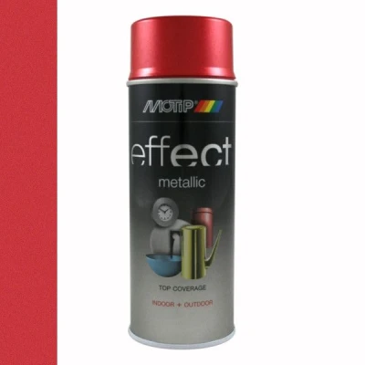 Afbeelding van Motip Deco Effect Metallic Rood 400 ml
