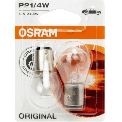 Afbeelding van Osram P21/4W Gloeilamp 12V BAZ15d Original Line 2 Stuks