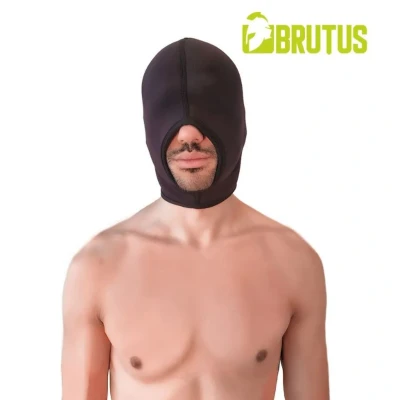 Afbeelding van Brutus Neoprene Blind Face Fucker Hood Zonder Oogopeningen Zwart