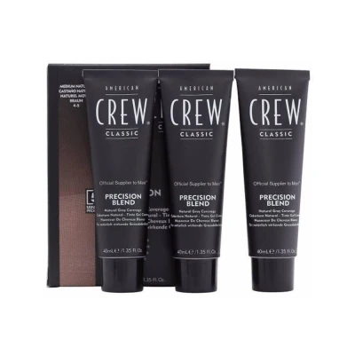 Afbeelding van American Crew Precision Blend 4 5 Bruin 3x40 ml