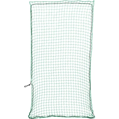 Afbeelding van vidaXL Aanhangwagennet elastisch touw 4x2 m polypropeen groen