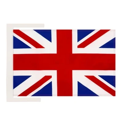 Afbeelding van Verenigd Koninkrijk Vlag 45x30 cm koorden UK Brits Engeland KLEINE vlaggen 30 x 45 Banner 18x12 in hoge kwaliteit AZ FLAG