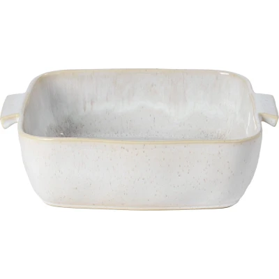 Afbeelding van Costa Nova servies vierkante schaal 32 cm Eivissa beige aardewerk H 8,8