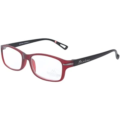 Afbeelding van Kunststof leesbril MR76B van Montana Eyewear in rood + 2,00 dpt