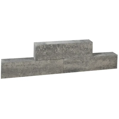 Afbeelding van Minimaal 75! Forto Walling 60x10x10cm Grijs/Zwart Gardenlux
