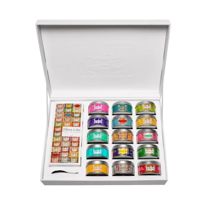 Afbeelding van Kusmi Tea The Collection Gift Box losse theeset 15 x 25 gram