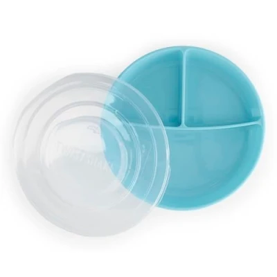 Afbeelding van Twist shake Bord met verdeler pastel l blauw