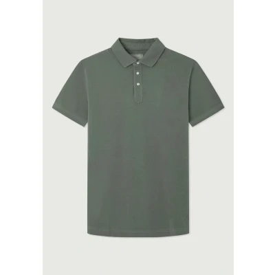 Afbeelding van Hackett London GMD Poloshirt, Heren, Maat: XS, Khaki