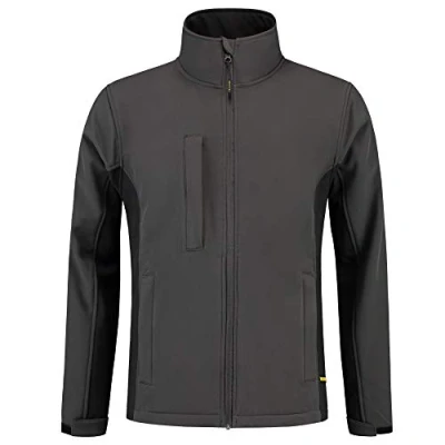 Afbeelding van Tricorp 402002 Softshell Bicolor Donkergrijs/Zwart