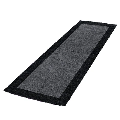 Afbeelding van Vloerkleed Life Shaggy 80x250cm Antraciet 123vloerkleed.nl is de online webshop voor vloerkleden en woonaccessoires.