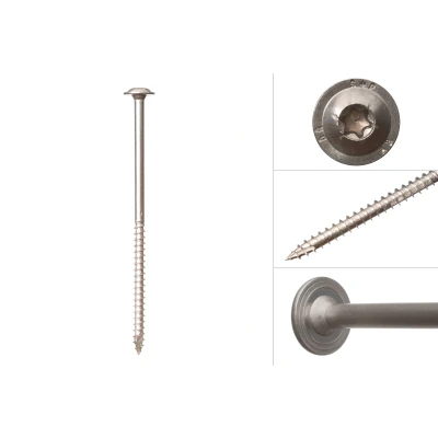 Afbeelding van Tellerkopschroeven RVS 8.0 x 160 mm Torx 40 Per Stuk