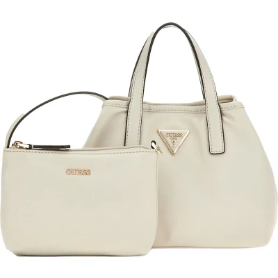 Afbeelding van Guess Latona MINI TOTE SET Handtas, Dames, Maat: One Size, Taupe