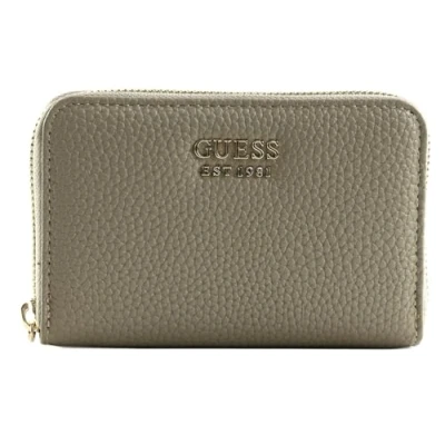 Afbeelding van GUESS Portemonnee Brenton SLG Medium Zip Around Wallet Dark Taupe