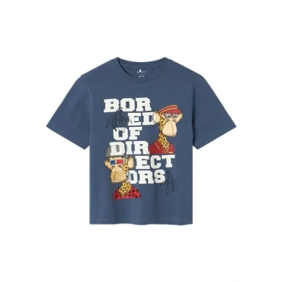 Afbeelding van Name it Bored APE Tshirt print voor kinderen, Maat: 122/128, Bering sea