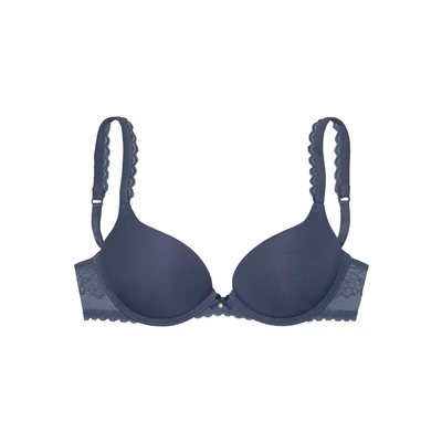 Afbeelding van Lascana voorgevormde push up bh donkerblauw