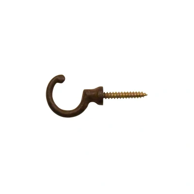 Afbeelding van Good in Style Gordijnhaak 30x23mm gietijzer roest