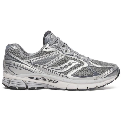 Afbeelding van Saucony Progrid Guide 7 Unisex Sneakers laag grey/silvercoloured, Maat: 38, Grey/silver/coloured Schoenen