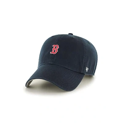 Afbeelding van &#039;47 Brand Clean Up Base Runner Strapback Cap Boston RED SOX B BSRNR02GWS NY donkerblauw, maat: One Size, blauw, size