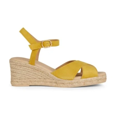 Afbeelding van Geox Gelsa Espadrilles, Dames, Maat: 39, Jaune Kunststof