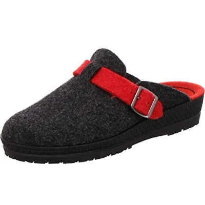 Afbeelding van Rohde 2284 Neustadt D schoenen dames pantoffels clogs vilt, grijs, 37 EU
