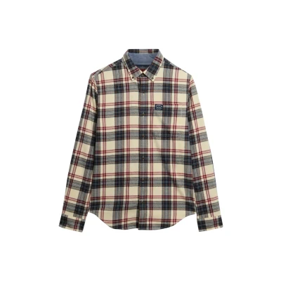 Afbeelding van Superdry LONG Sleeve Overhemd, Heren, Maat: 3XL, Peyton check white