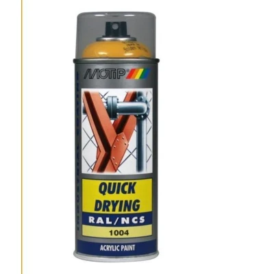 Afbeelding van motip industrial ral 1004 goudgeel 400 ml 07072