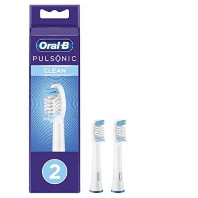 Afbeelding van Oral B Pulsonic SR32 4 Opzetborstels 2 stuks Wit