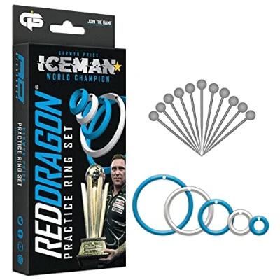 Afbeelding van RED DRAGON Gerwyn Price Iceman Exclusieve en Officiële Dart trainingsringen