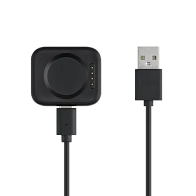 Afbeelding van kwmobile USB oplaadkabel geschikt voor Oppo Watch 2 (42mm / 46mm) kabel Laadkabel smartwatch in zwart