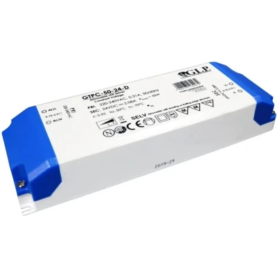 Afbeelding van POS Power Compacte LED driver Professionele transformator 50W 24 Volt
