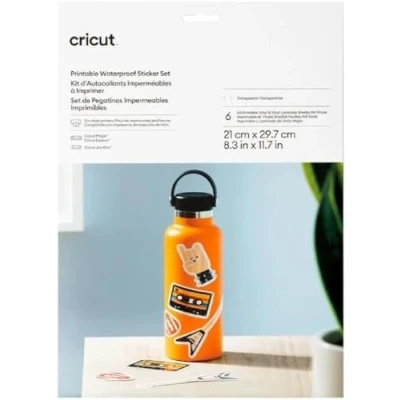 Afbeelding van Cricut Sticker Set Waterproof A4 Folieset Snijbreedte 29.7 cm Transparant
