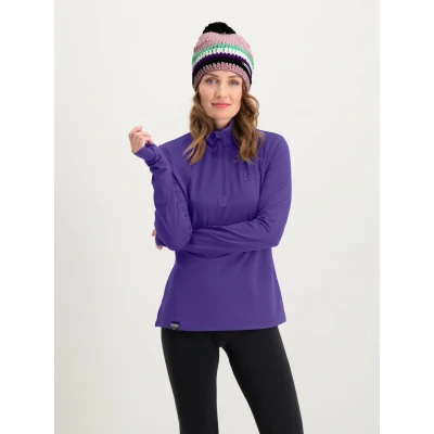 Afbeelding van Poederbaas Midlayer Pully Dames Four Seasons Lightweight Paars XS