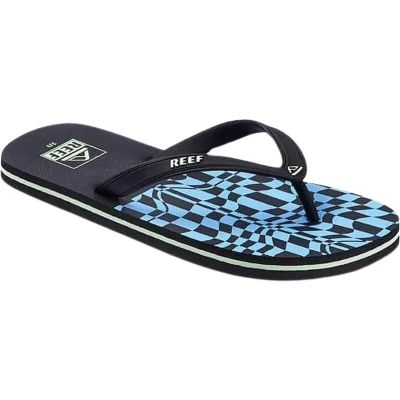 Afbeelding van Slipper Reef Kids Switchfoot Prints Swell Checkers Schoenmaat 33