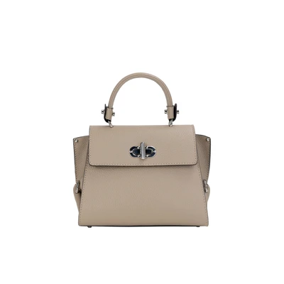 Afbeelding van FELIPA Handtas taupe / zwart zilver