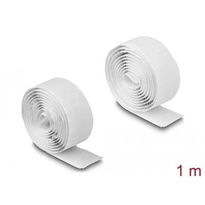 Afbeelding van Delock Klettband selbstklebend mit Haft und Flauschband L 1 m x B 20