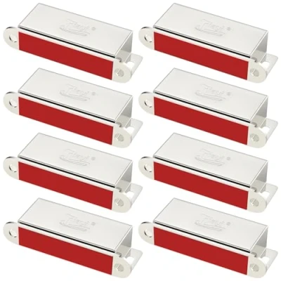 Afbeelding van Kastmagneten Jiayi 8 Stuks Sterke magnetische deurvanger 30KG Trek kastvangsten Vergrendelingen Hardware Roestvrijstalen deurmagneten voor keuken Garderobe Magneet Deurdranger Kastdeur Deursluiting