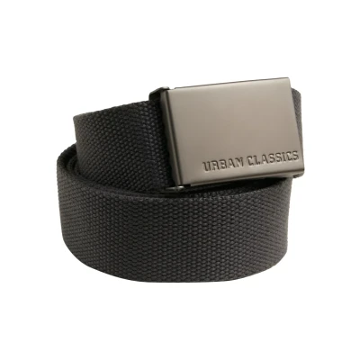 Afbeelding van Urban Classics Single Riem, Heren, Maat: One Size, Charcoal