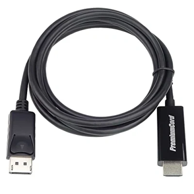 Afbeelding van PremiumCord kportadk01 03 DisplayPort HDMI Zwart (3 m, DisplayPort), Videokabel